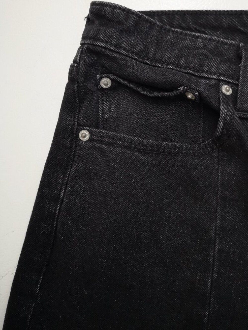 Abercrombie & Fitch Ladies Size 31/12 Black Skinny High Rise Curve Love Jeans - Picture 4 of 14